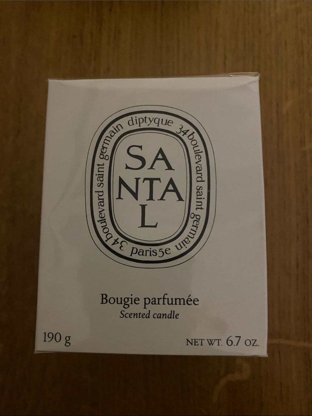 Diptyque Paris Santal Sandalwood Classic Scented Candle 190g / 6.5 oz